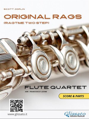 cover image of Flute Quartet score & parts--Original Rags